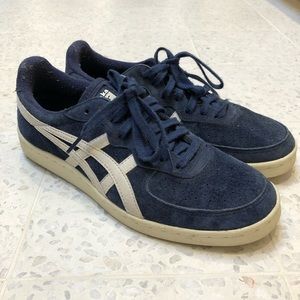 Onitsuka Tiger ASICS blue suede shoes